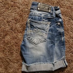 Miss Me Bermuda shorts